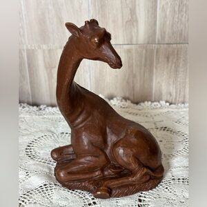 Red Mill Handcrafted Artistic Brown Giraffe Sculpture